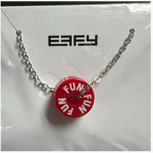 NEW Carnival Cruise Ship Barrel Of FUN Charm One Red Barrel & Silver Necklace